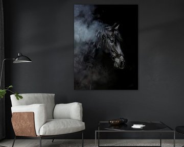 Schwarzes Pferd