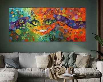 Painting Cat | Cat by De Mooiste Kunst