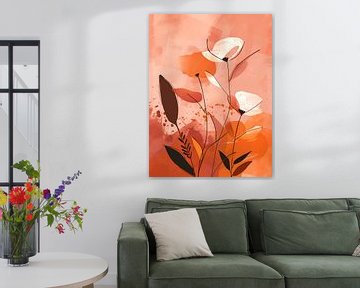 Botanische abstrakte Blumen von Gypsy Galleria