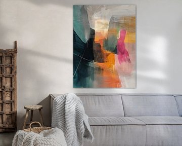 Kleurrijk, modern en abstract van Studio Allee