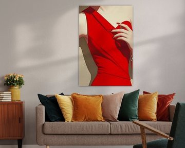 The Subtle Power of Femininity in Red by Color Square