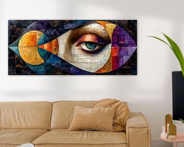 Visionen im Mosaik von Klaus Tesching - Art-AI