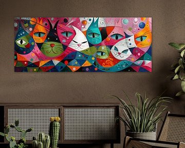 Schilderij Kat | Kat van De Mooiste Kunst
