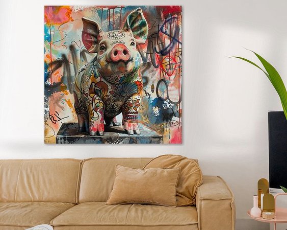 Example of the artwork in a room
