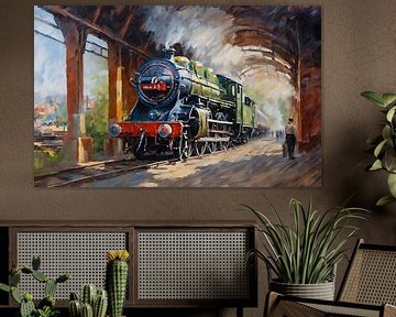 Steam locomotive by Kees van den Burg