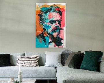 Portrait of Nietzsche by ARTemberaubend