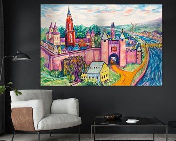 Maastricht, Impressionismus von Juliet illustraties