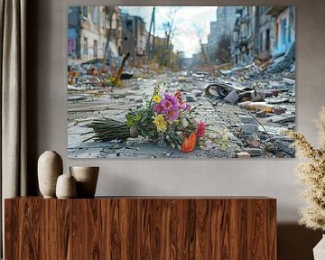 Blumenstrauß für Hoffnung in dunklen Tagen