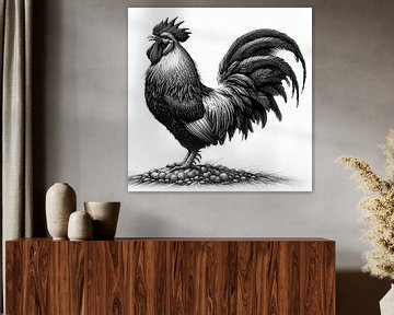 Rooster ( 4 ) by Ineke de Rijk