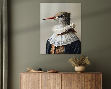 Portrait d'oiseau sur But First Framing