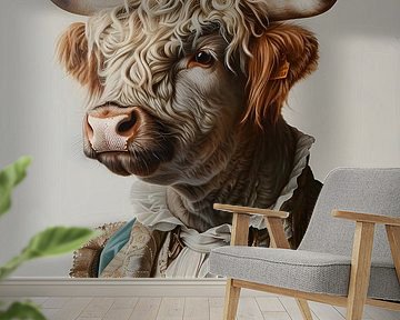 Schottischer Highlander Porträt