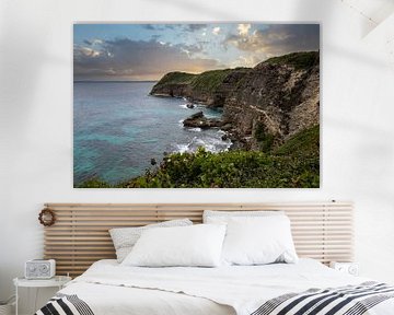 Anse de la Savane Brûlée, falaise en bord de mer, Guadeloupe sur Fotos by Jan Wehnert