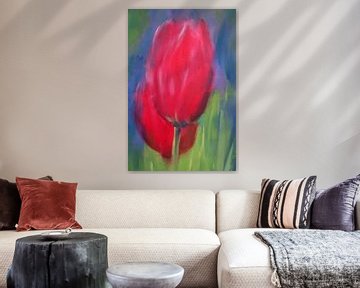 Red tulips 1 by Karen Kaspar