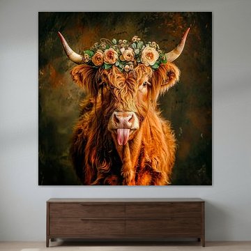 Flüsternde Freude: Das Lächeln der Natur von Klaus Tesching - Art-AI