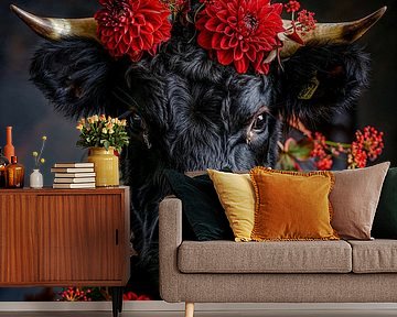 Autumnal charm: the elegance of country life by Klaus Tesching - Art-AI