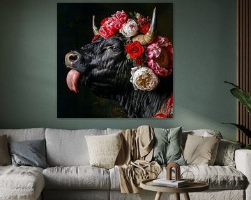 Festive flair: the spirit of country life by Klaus Tesching - Art-AI