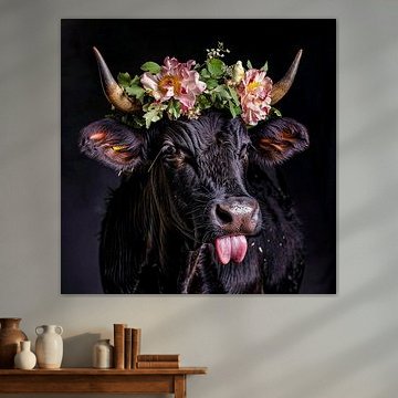 Scherzhaftes Idyll: Die verträumte Muse der Weiden