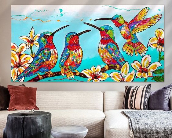 Example of the artwork in a room