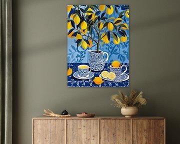 Tea with lemon | Decorative painting by Frank Daske | Foto & Design