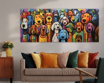 Wagging Colour Joy by ARTEO Paintings