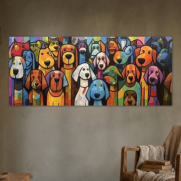 Wagging Colour Joy by ARTEO Paintings