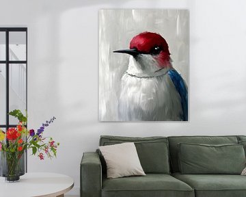 Portrait d'oiseau sur But First Framing