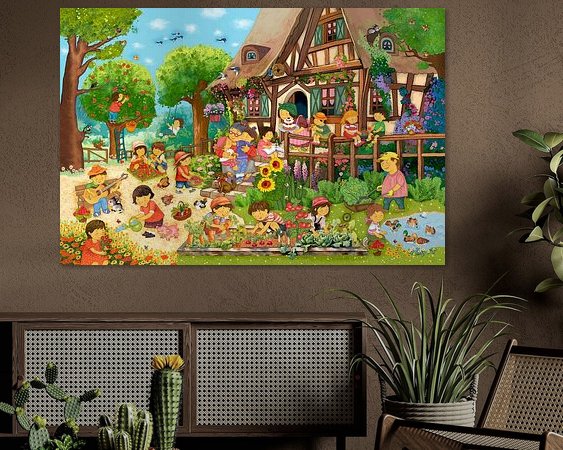 Example of the artwork in a room