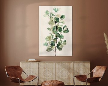 aquarelle eukalyptus sur haroulita