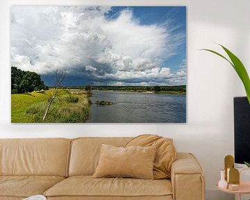 Thunderstorm over the Oder by Ralf Lehmann