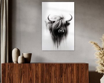 Profound Gaze of the Scottish Highlander by Karina Brouwer