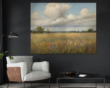 Hollands landschap van Timba Art