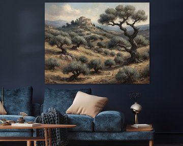 Olive desert by Timba Art
