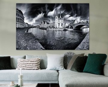 Ghent in Black/White by FotoSynthese