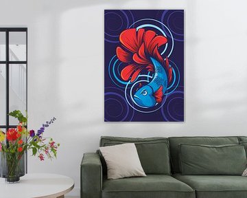 Swimming Betta Fish by Taufan Heriyansyah