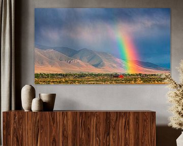 Regenbogen über Winnemucca in Nevada