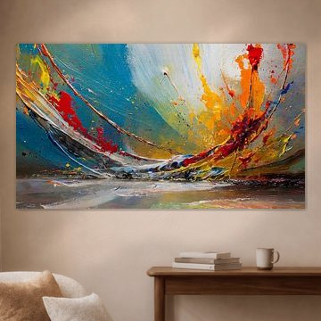 Kunstkleuren met verschillende vormen