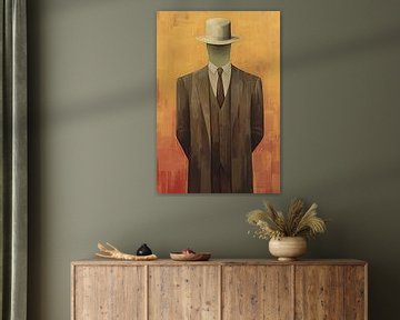 Le Costume - Dali, Magrittte en Miro Stijl van ARTEO Schilderijen