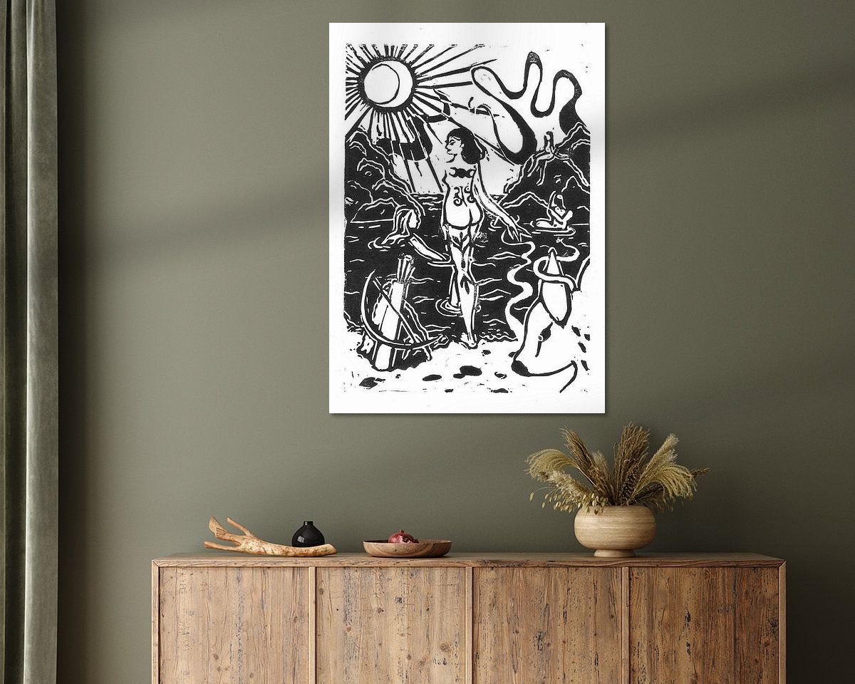 Example of the artwork in a room
