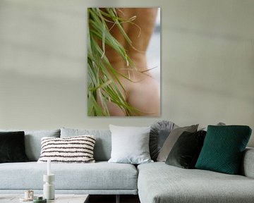 Impression photo naturelle palmier &amp ; femme sur sonja koning