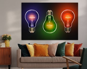 Light bulbs composition by Steve Van Hoyweghen
