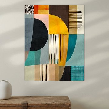 Geometrisch mit Streifen