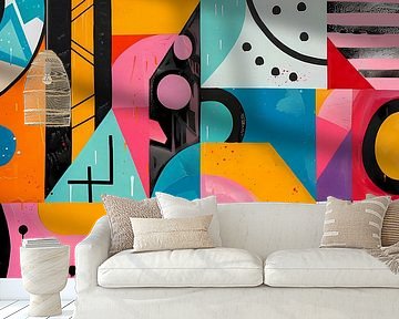 Geometrische Pop Art