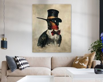 Kolibri-Porträt von But First Framing