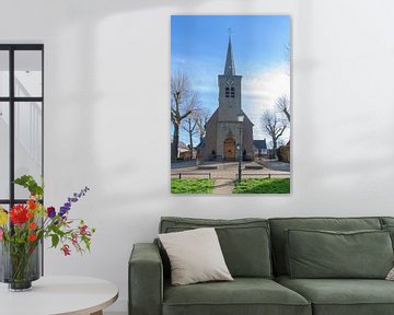 L'église de Hemmen le matin sur Jurjen Jan Snikkenburg