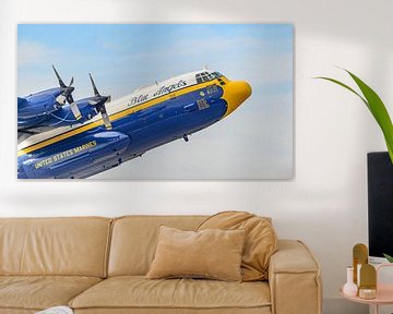 Blue Angels Lockheed C-130T Hercules Fat Albert. by Jaap van den Berg