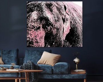 Roze olifant, om nooit te vergeten! van Artelier Gerdah