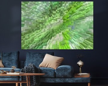 Blocks-green by Marion Tenbergen