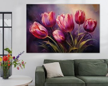 Gemälde von Tulpen von Thea