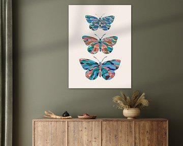 Three butterflies by Cats & Dotz