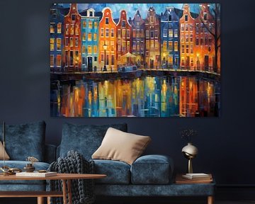 Evening in Amsterdam by Thea